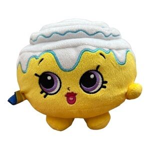 Shopkins Cindy Bon 5" Plush‎ Yellow Stuffed Animal Toy Figure Cinnamon Bun